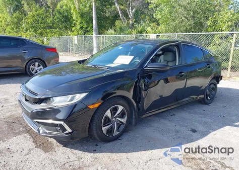 2019 Honda Civic Lx z USA, uszkodzony, nr VIN 19XFC2F65KE023275
